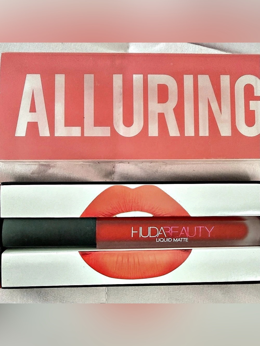 Huda Beauty Liquid Matte Lipstick - Alluring, Red